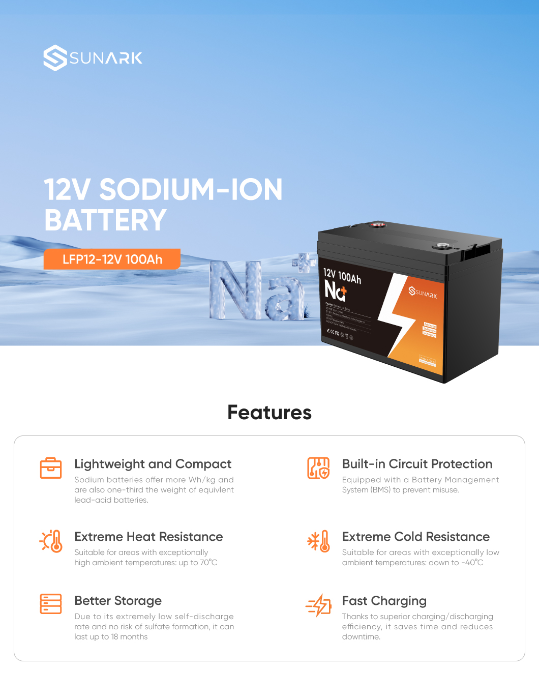 soudium ion battery 12v