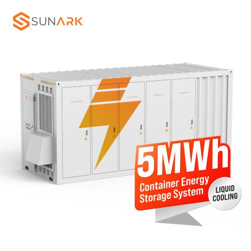Sunark Large Battery Storage Container 5Mwh 1331.2V 3768Ah Liquid Cooling High Voltage Lithium Ion Battery