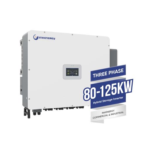 Inhenergy Hybrid Solar Inverter 3 Phases 80Kw 30 Kw 110Kw 125Kw Ip66 Solar Energy Inverter for Industrial Use